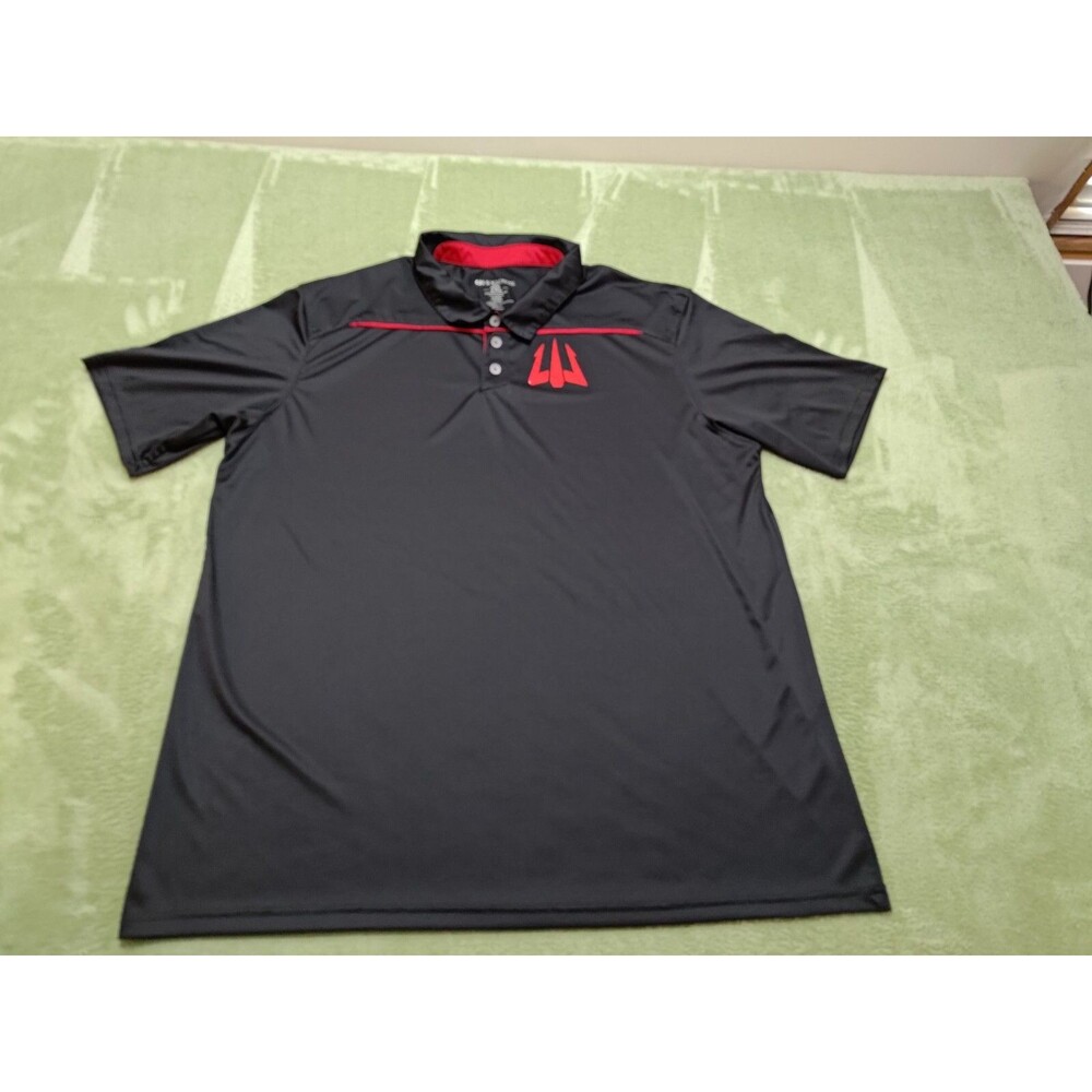 Polo Shirt Holloway Men Black Shirt Size 2XL